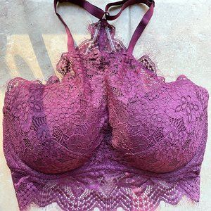 PINK Victoria's Secret Lace high-neck bralette